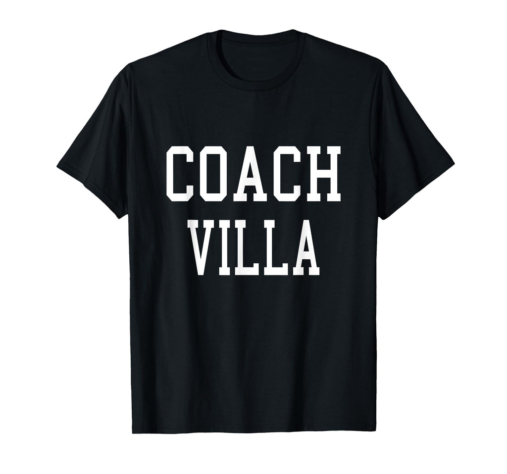 Coach Villa Custom Football T-Shirt - Casual Everyday Wear for Adults