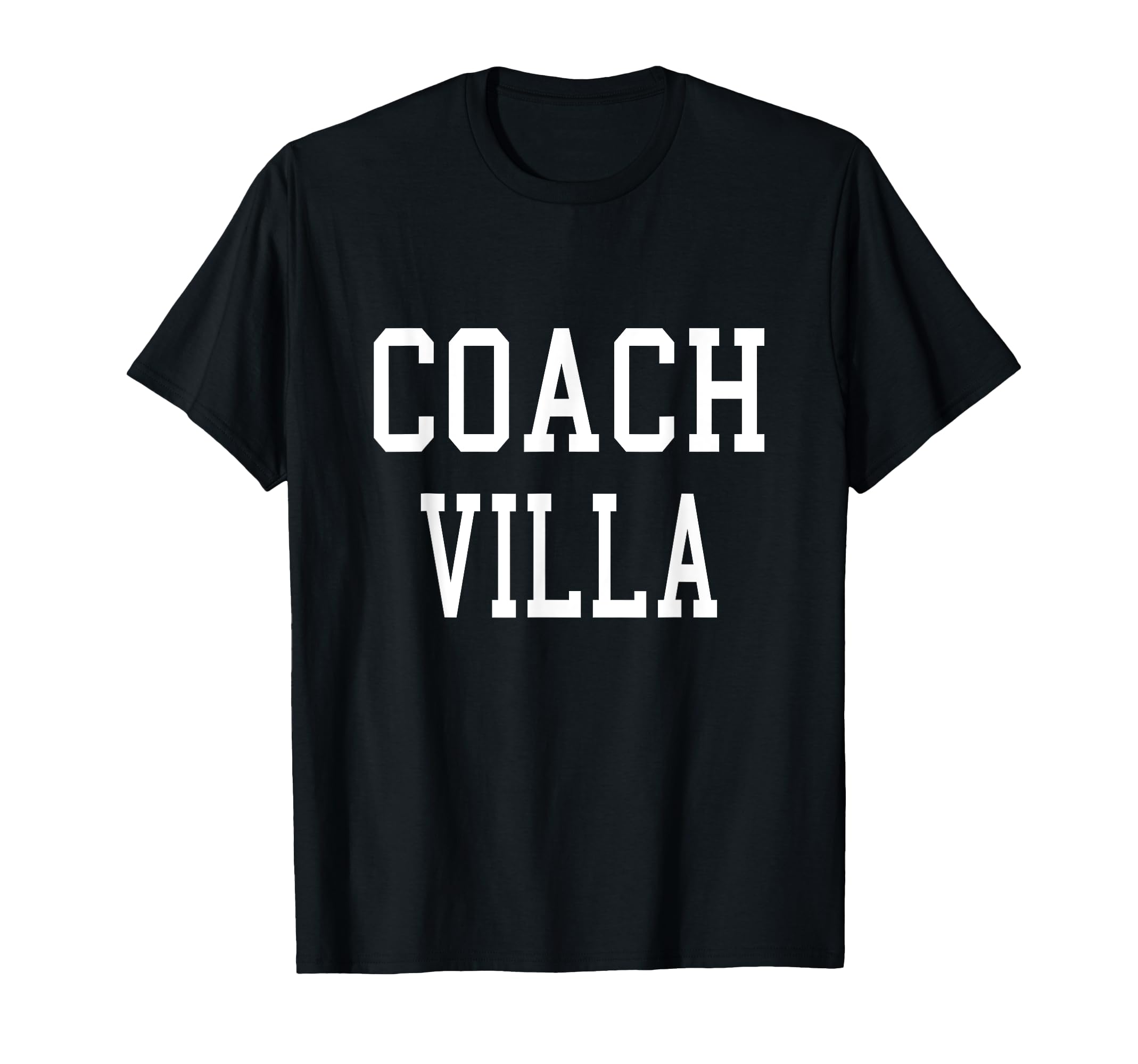 Coach Villa Custom Football T-Shirt - Casual Everyday Wear for Adults