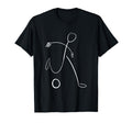 Soccer Player Minimalist Sport Soccer T-Shirt - Custom Art Print Men Women