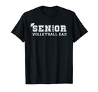Senior Volleyball Dad Class 2025 T-Shirt - Minimalist Print Unisex