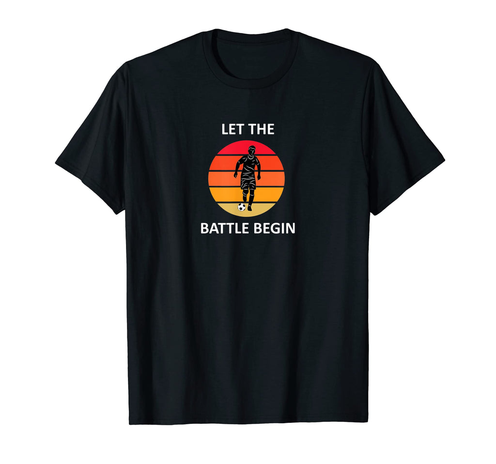 Funny Sunset Mens Soccer Player Let T-Shirt - Streetwear Style Men Women