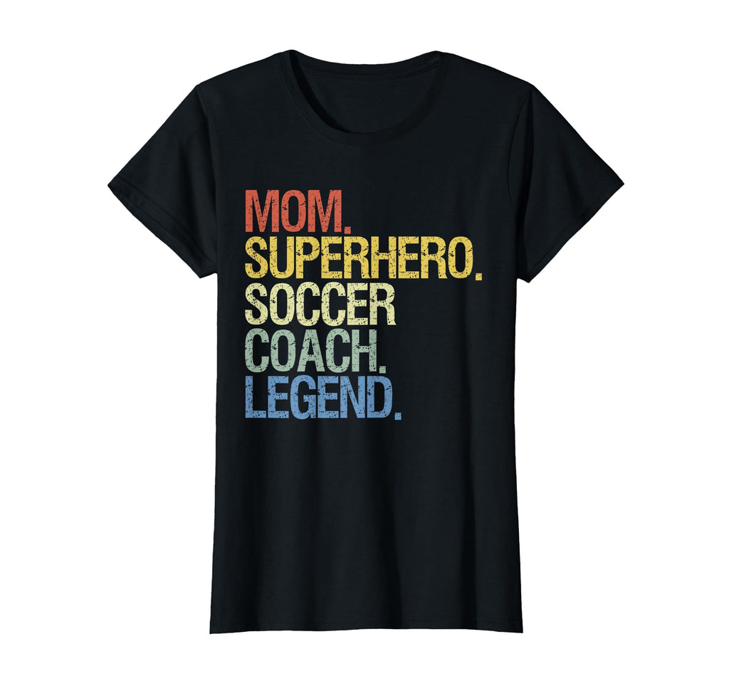 Mom Superhero Soccer Coach Legend Sweatshirt - Streetwear Style Unisex