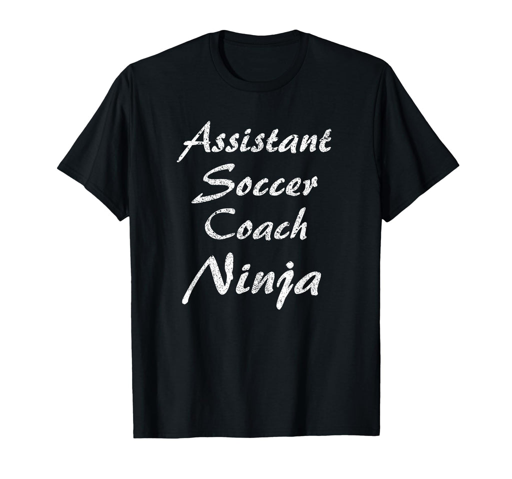 Assistant Soccer Coach Occupation Work T-Shirt - Minimalist Print Men Women