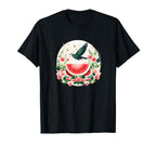 Watermelon Peace Cease Fire Now Palestine T-Shirt - Graphic Print Unisex