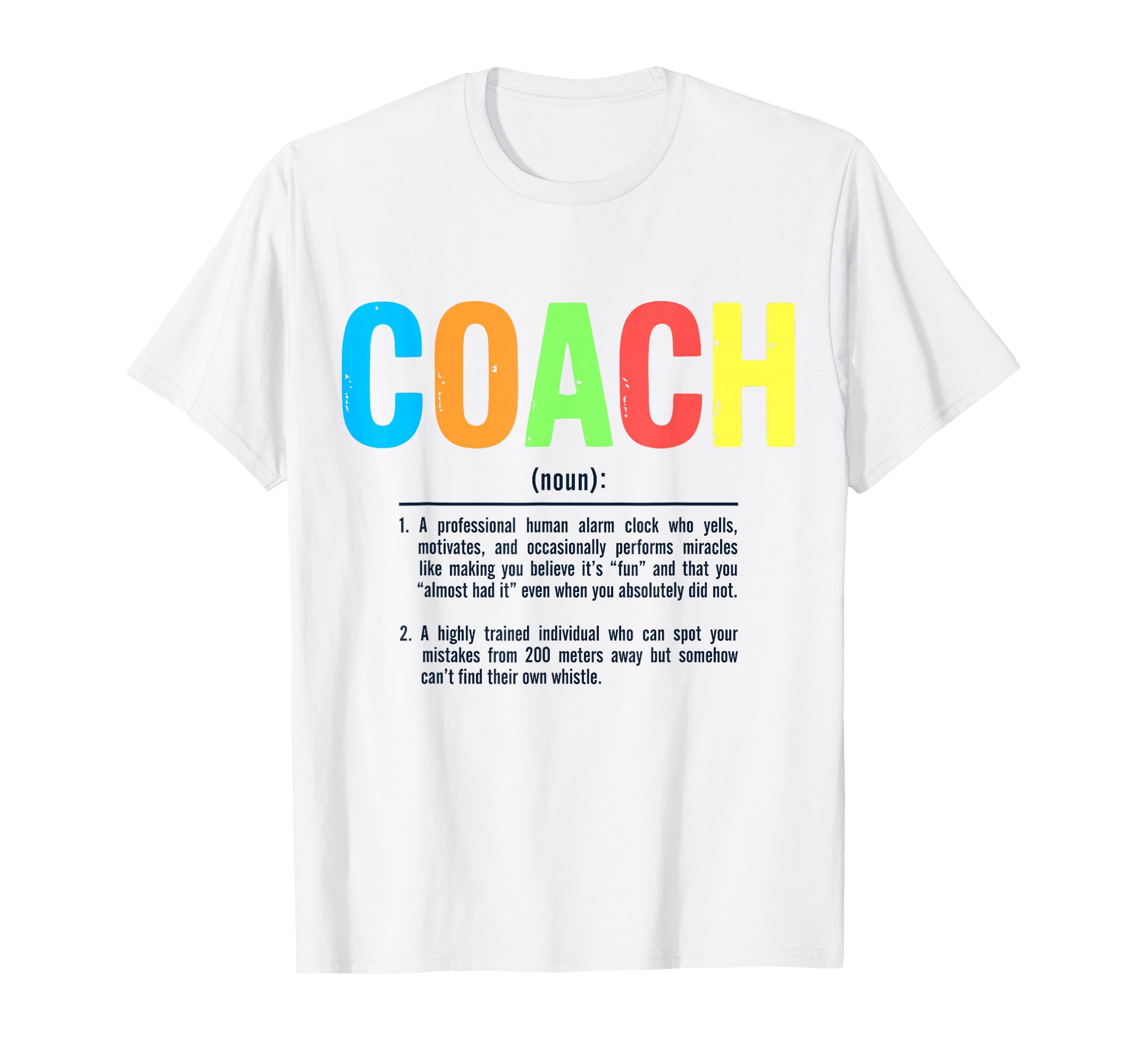 Coach Definition Best Coaches Gift T-Shirt - Minimalist Print for Adults