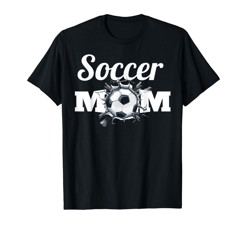 Soccer Mom Mothers Day Womens T-Shirt - Trendy Graphic Men Women