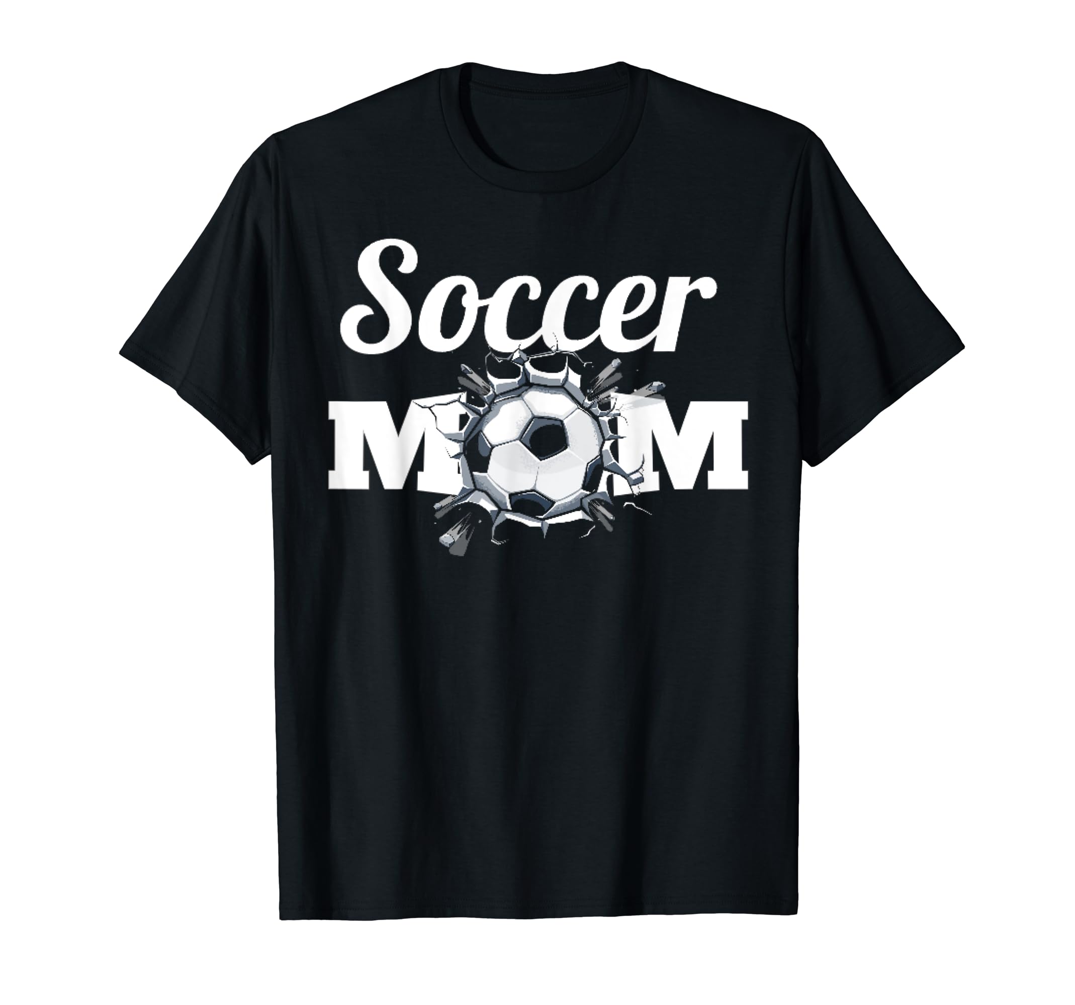Soccer Mom Mothers Day Womens T-Shirt - Trendy Graphic Men Women