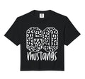 Mustangs Team Mascot School Spirit Game Sweatshirt - Graphic Print Unisex