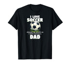 I Love Soccer Almost As Much As I T-Shirt - Custom Art Print Men Women