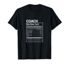 Coach Gift Coach Funny Nutritional T-Shirt - Trendy Graphic Men Women