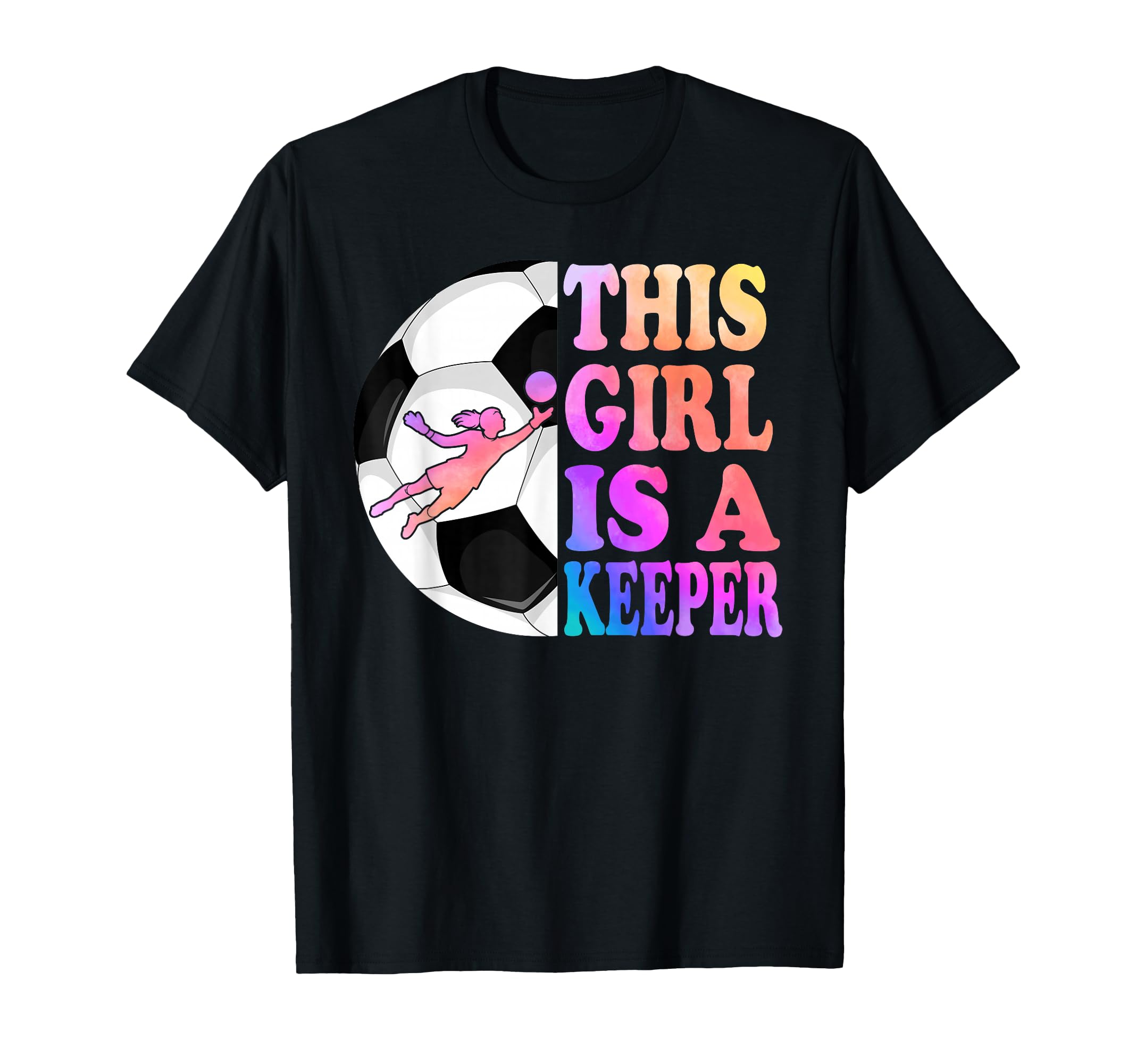 This Is Keeper Soccer Goalkeeper Soccer T-Shirt - Minimalist Print Unisex