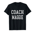 Coach Maggie Custom Football Soccer T-Shirt - Minimalist Print Unisex