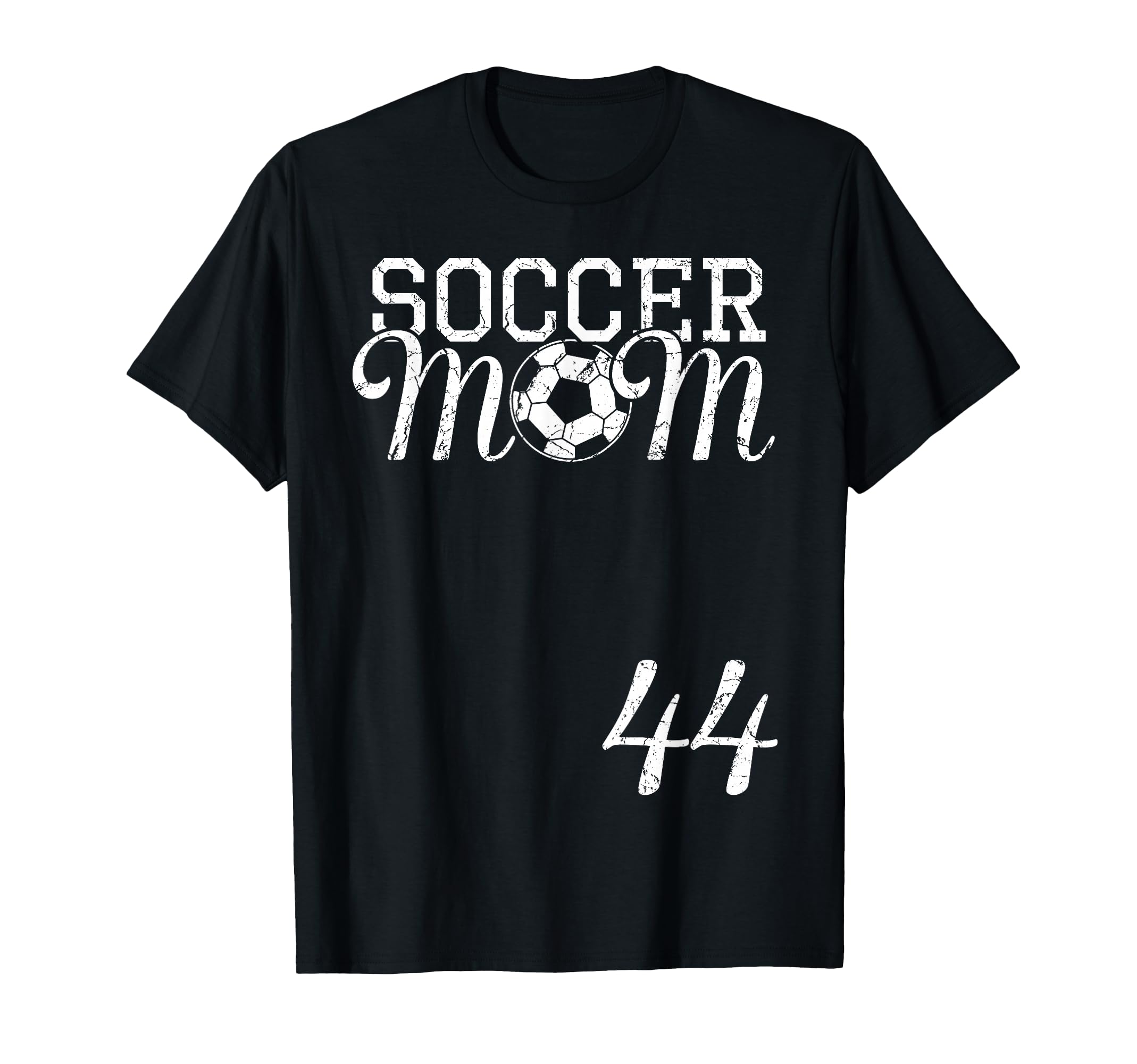 Soccer Mom Jersey Number 44 Favorite T-Shirt - Unique Graphic Unisex