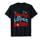 This Loves Soccer Soccer Players T-Shirt - Minimalist Print Men Women