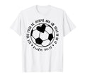 Let Field Be Joyful Soccer Faith T-Shirt - Casual Everyday Wear Unisex