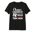 Chaos Coordinator Soccer Team Mom T-Shirt - Minimalist Print for Adults