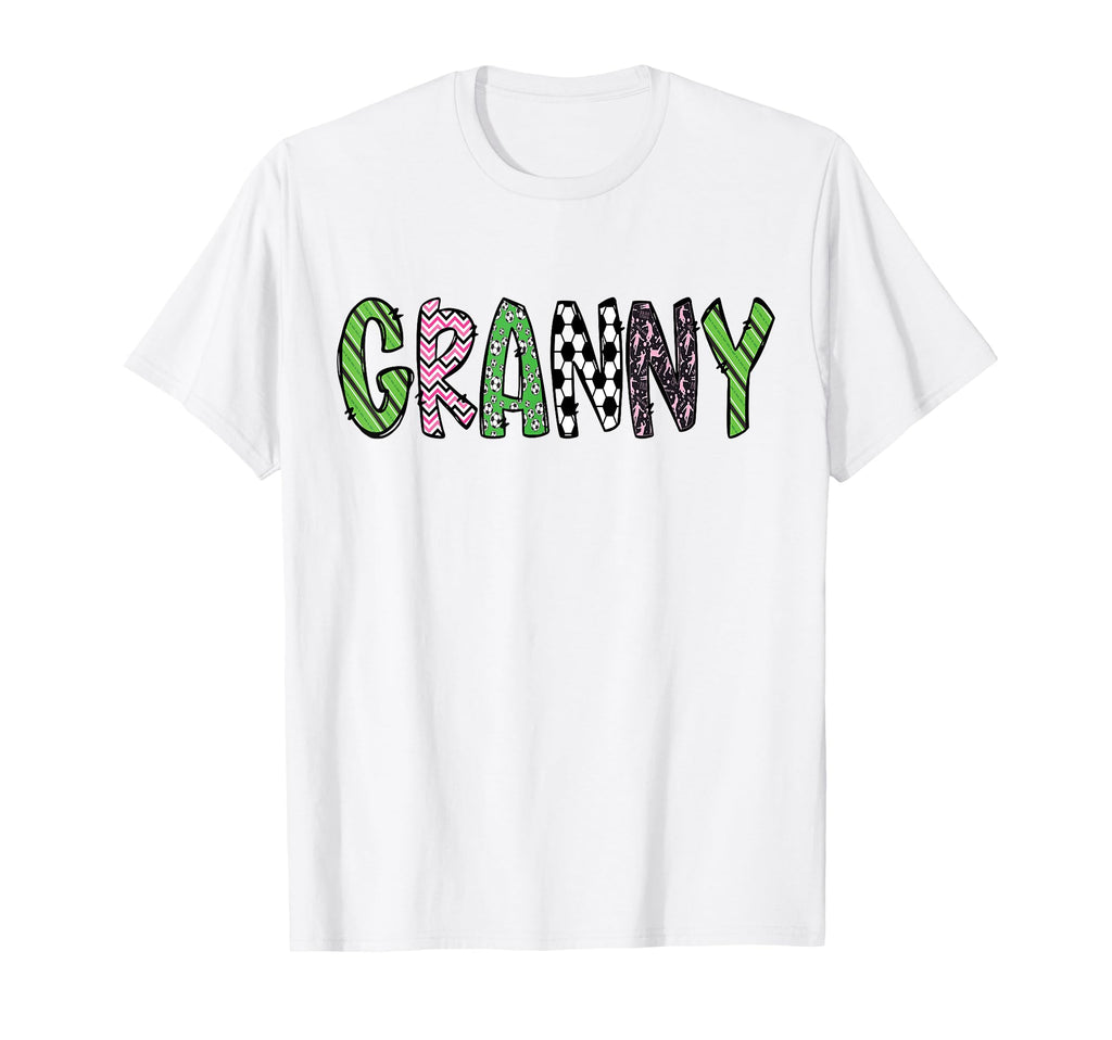 Soccer Granny Funny Soccer Birthday Family T-Shirt - Trendy Graphic Unisex