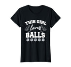 This Loves Balls Humorous Funny Soccer T-Shirt - Fun Novelty Design Unisex