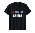 Greece Football Greece Soccer Jersey T-Shirt - Graphic Print Men Women