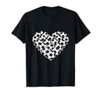 Heart Shaped Soccer Ball T-Shirt - Aesthetic Graphic Unisex