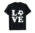 Love Soccer I Love Soccer Sport Player Funny T-Shirt - Graphic Print Unisex