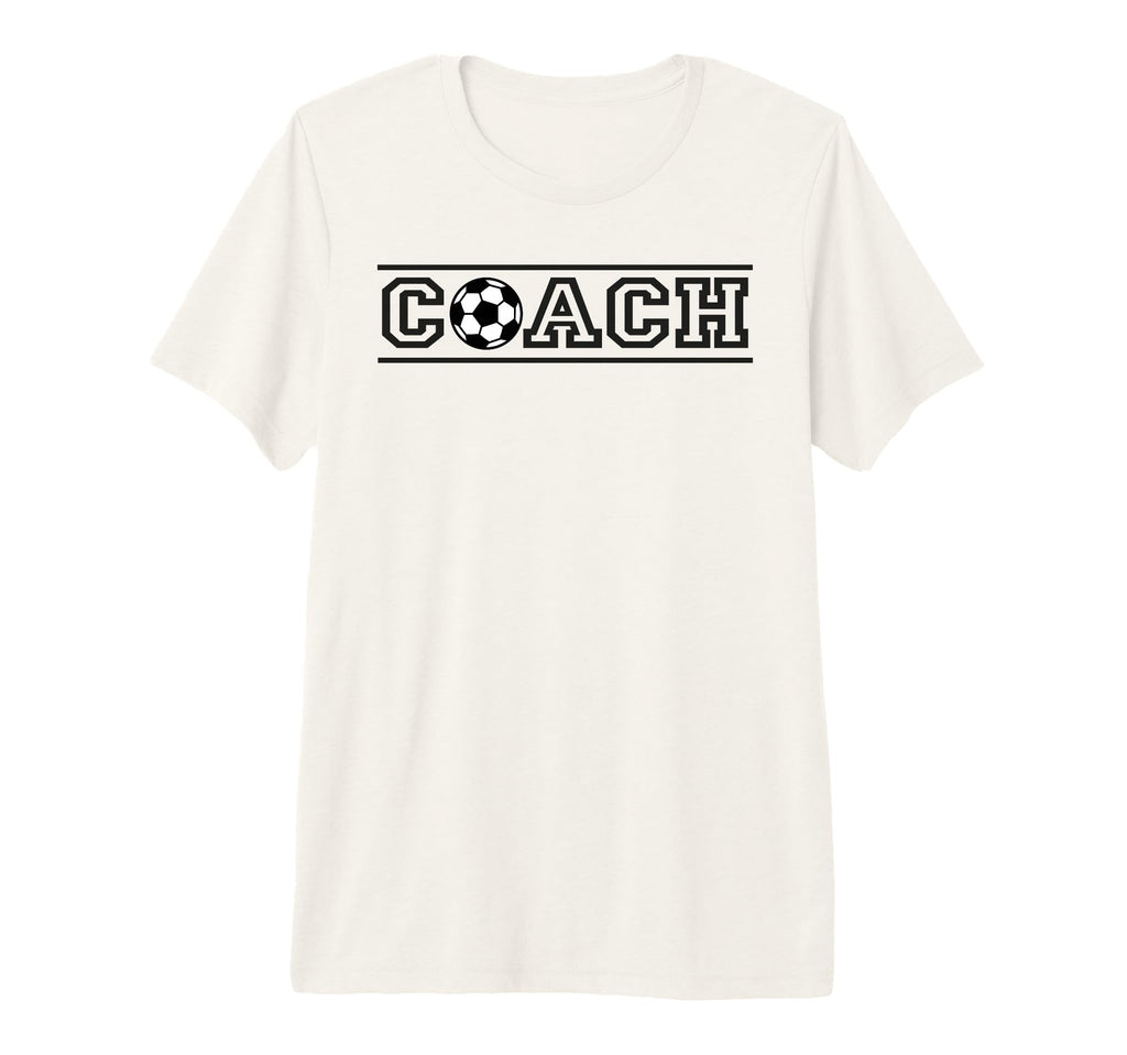 Soccer Coach Tri Blend T-Shirt - Trendy Graphic Men Women
