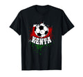 Kenya Soccer Kenyan Football Kenya T-Shirt - Aesthetic Graphic for Adults