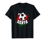Kenya Soccer Kenyan Football Kenya T-Shirt - Aesthetic Graphic for Adults