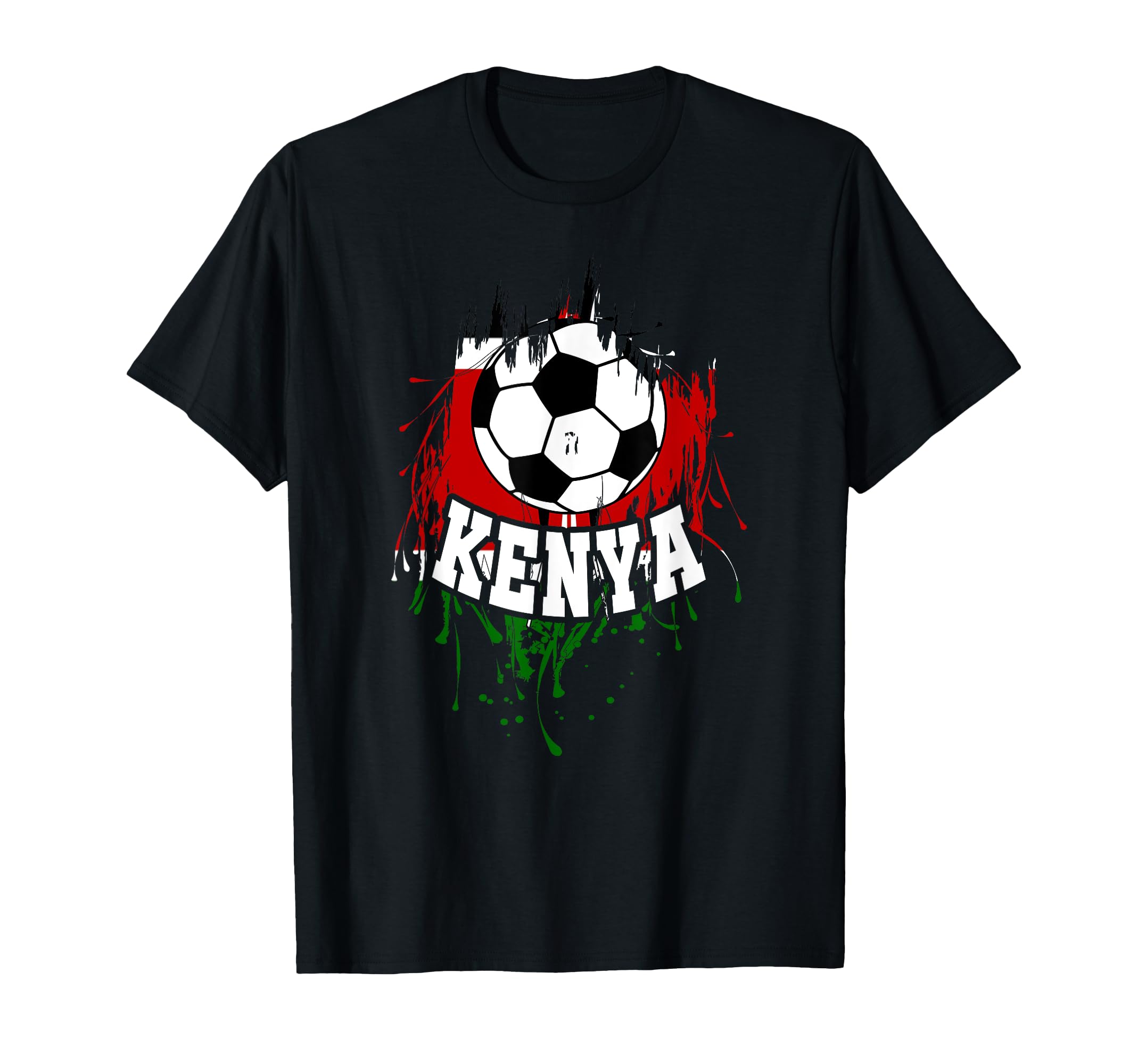 Kenya Soccer Kenyan Football Kenya T-Shirt - Aesthetic Graphic for Adults