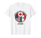 Three Nations One Game 2026 Soccer T-Shirt - Minimalist Print Men Women