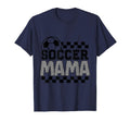 Soccer Mama Checker Checkered T-Shirt - Trendy Graphic for Adults
