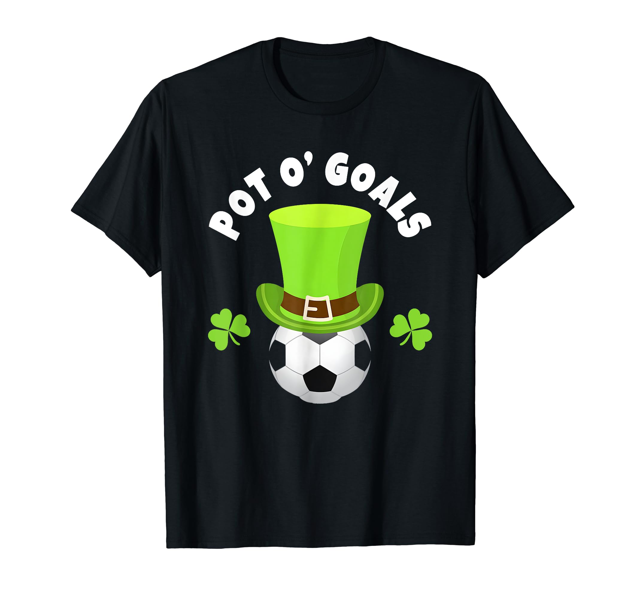 Soccer Team Striker St Patricks Day T-Shirt - Minimalist Print Men Women