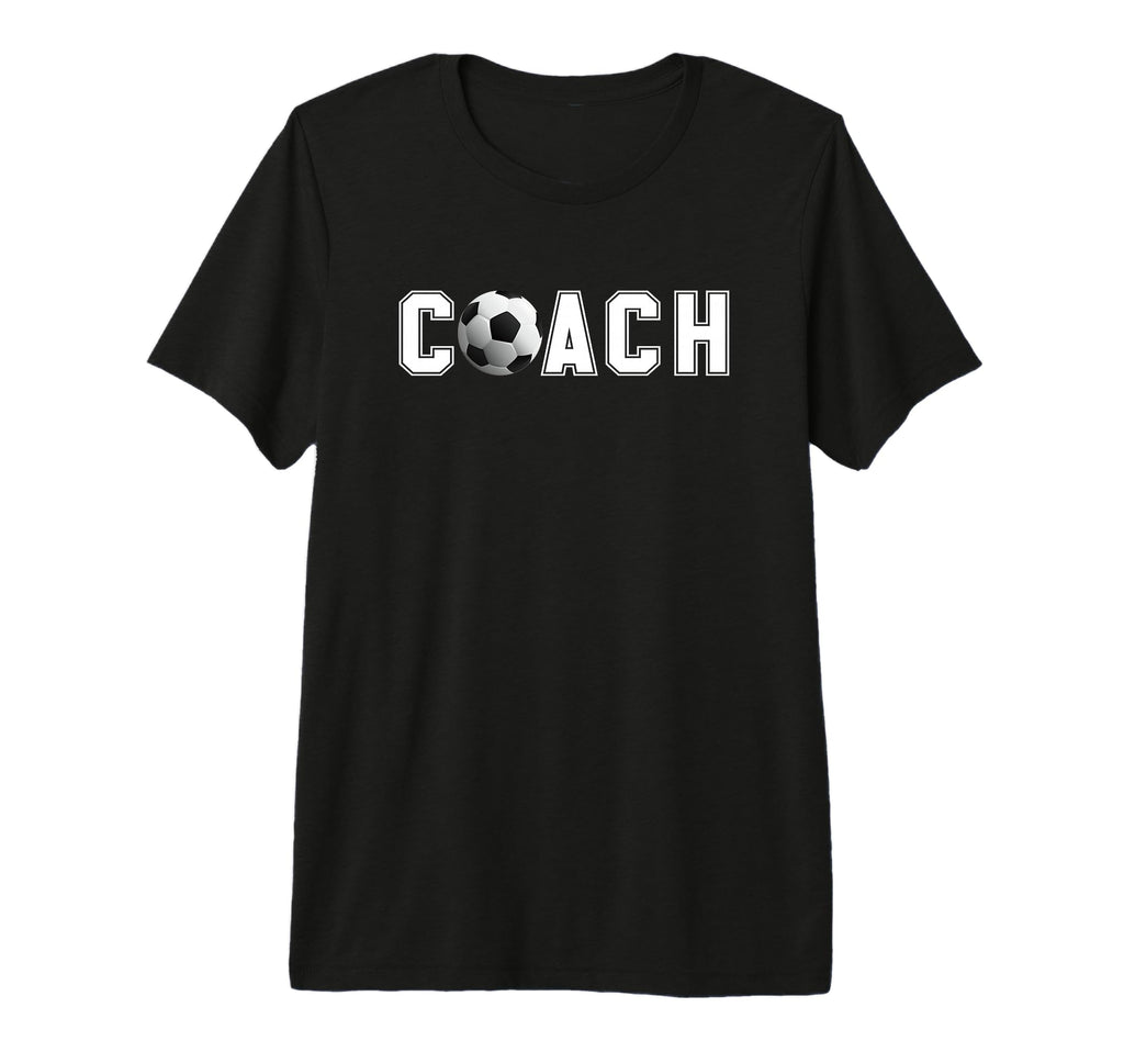 Football Coach Tri Blend T-Shirt - Custom Art Print Unisex