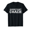 Assistant Soccer Coach T-Shirt - Custom Art Print Unisex