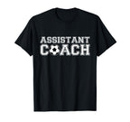 Assistant Soccer Coach T-Shirt - Custom Art Print Unisex