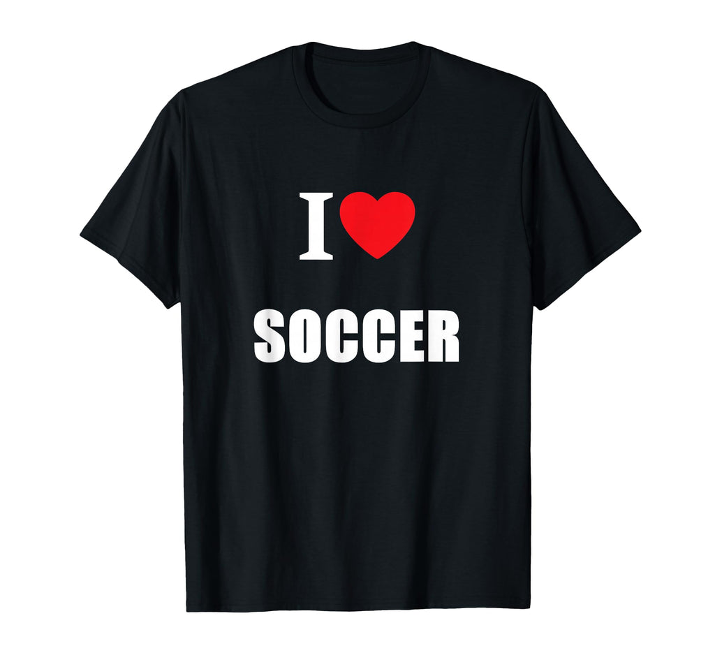 I Love Soccer T-Shirt - Unique Graphic Unisex