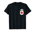 Soccer Ball Japan Flag Pocket Logo T-Shirt - Aesthetic Graphic Unisex