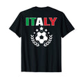 Proud Italy Soccer Fans Jersey Support T-Shirt - Custom Art Print Unisex