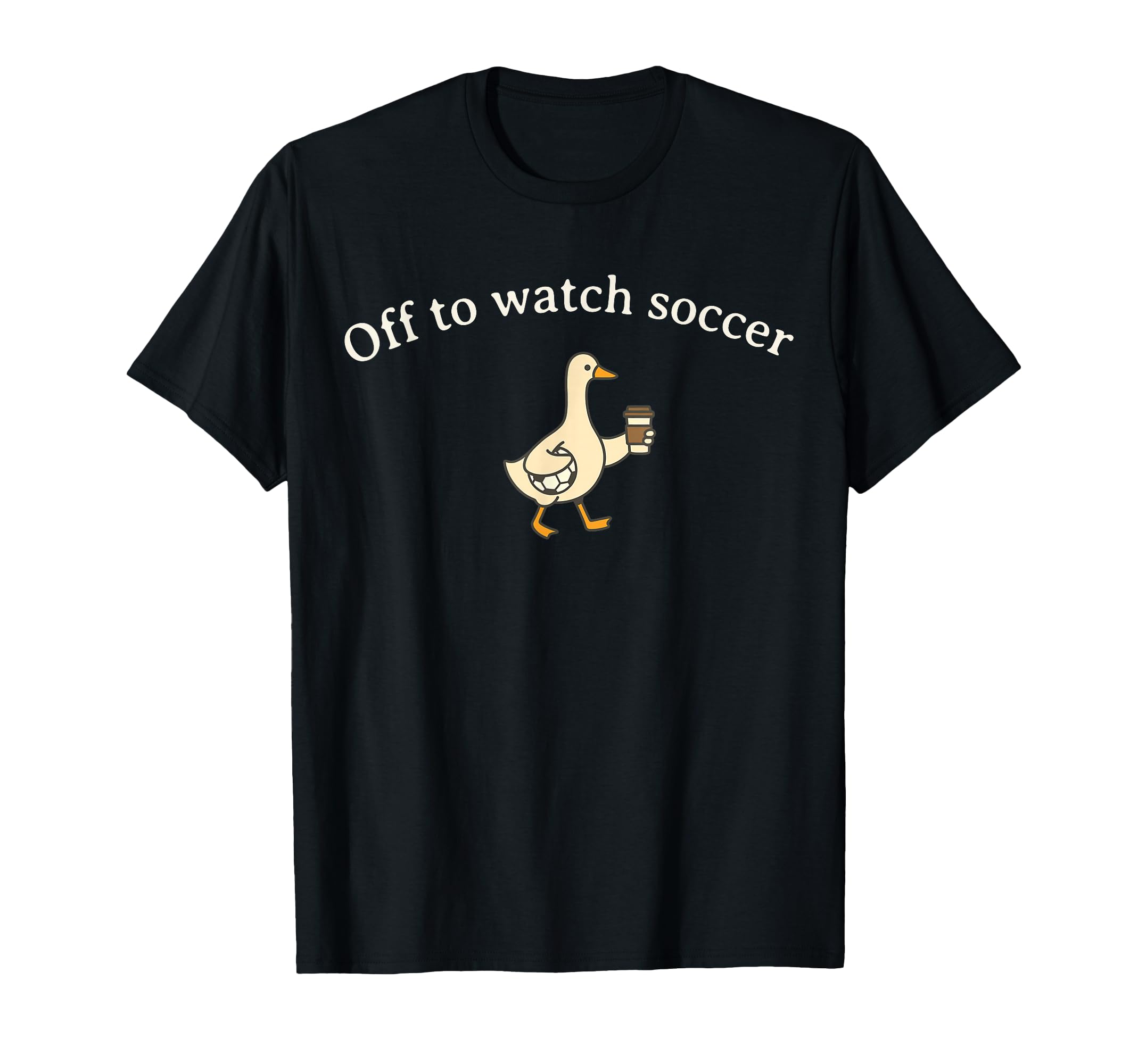 Off To Watch Soccer Funny Mom T-Shirt - Casual Everyday Wear for Adults