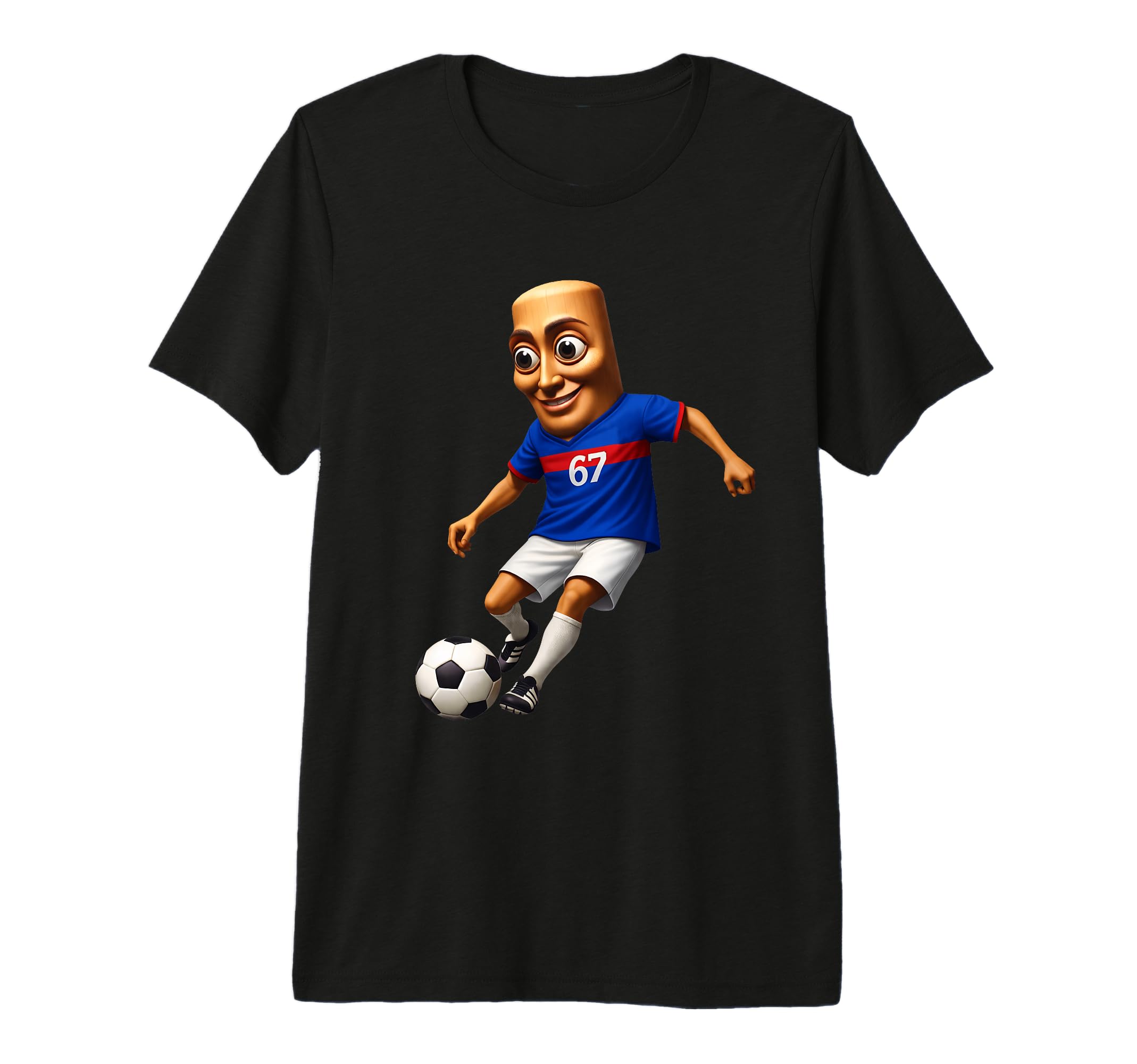 Soccer Number 67 Forward Tung Sahur T-Shirt - Novelty Apparel Men Women
