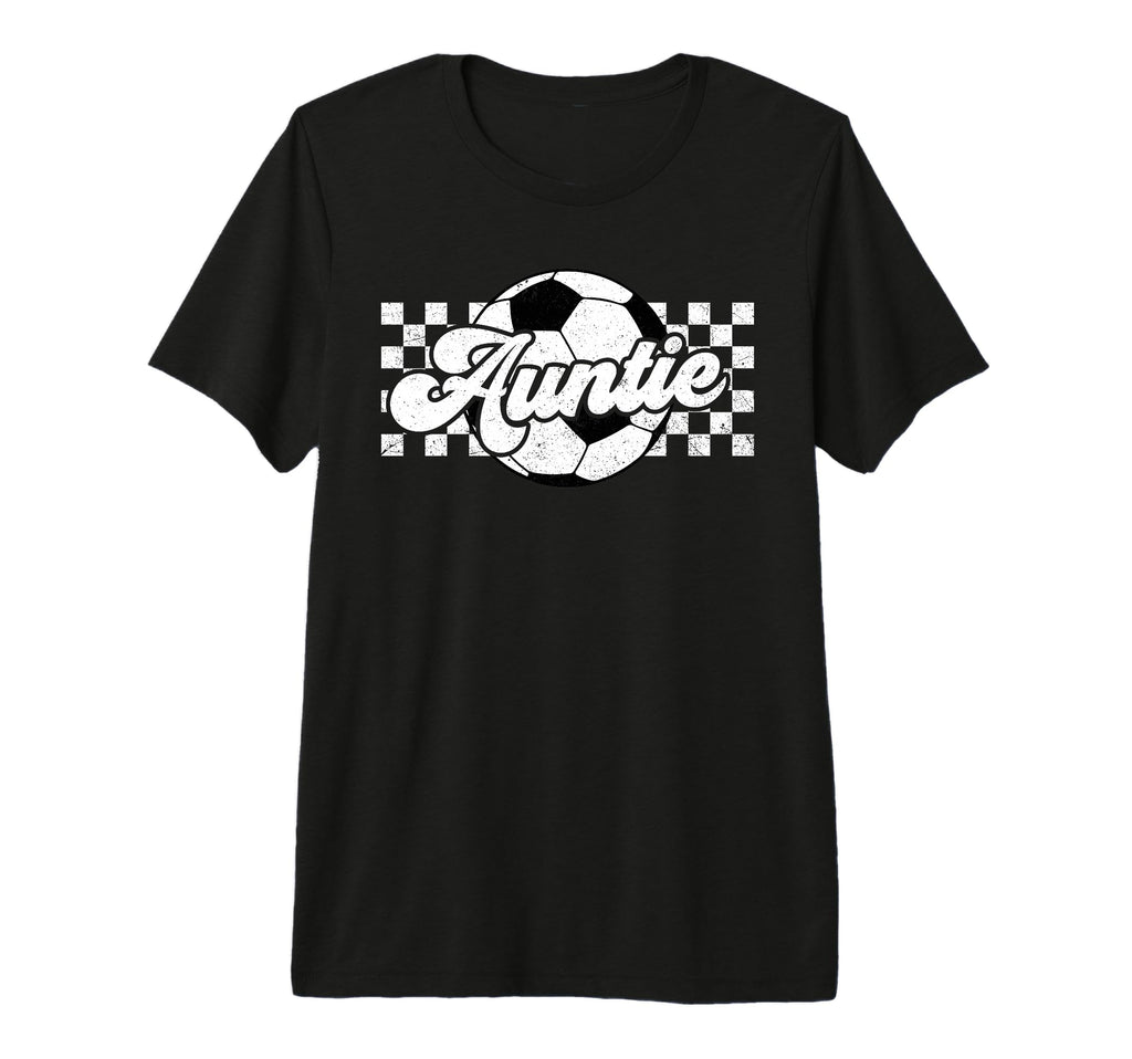 Soccer Auntie Aunt Lover Family T-Shirt - Streetwear Style for Adults