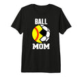 Ball Mom Funny Soccer Softball Player T-Shirt - Novelty Apparel Men Women