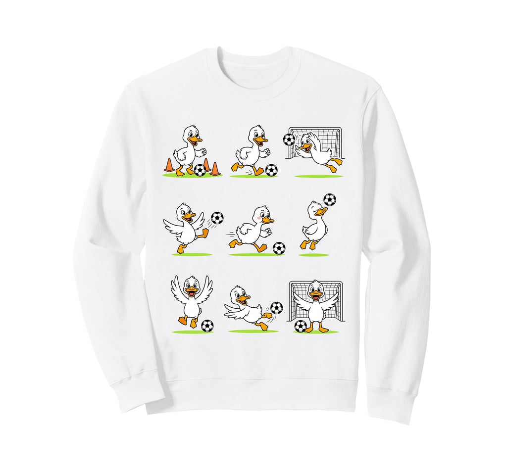 Funny Soccer Goose Lover Soccer Sweatshirt - Custom Art Print for Adults