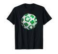 Lucky Soccer Ball Goal St T-Shirt - Casual Everyday Wear Men Women