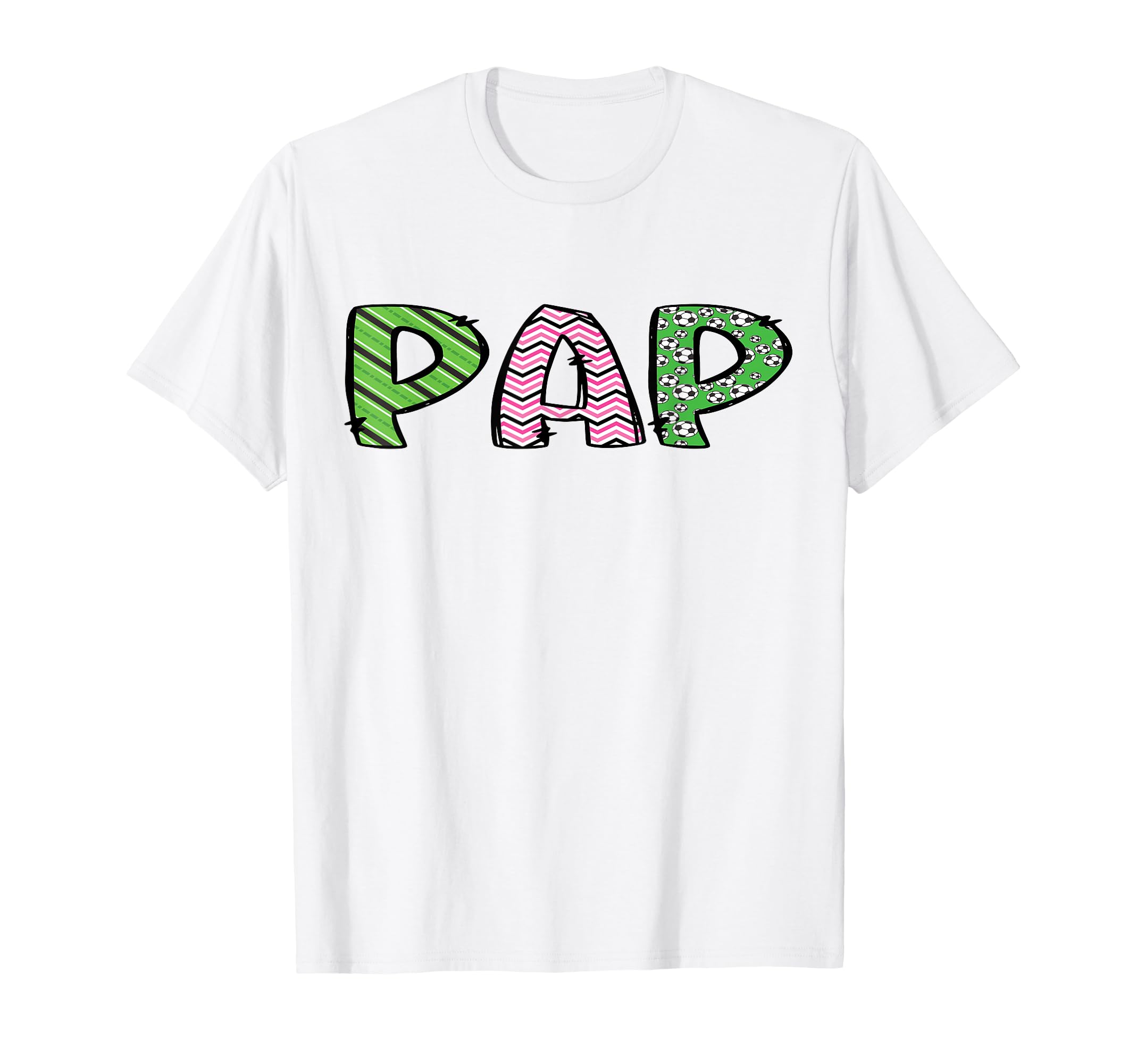 Soccer Pap Funny Soccer Birthday T-Shirt - Novelty Apparel for Adults