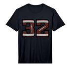 Soccer Number 32 Performance T-Shirt - Graphic Print Men Women