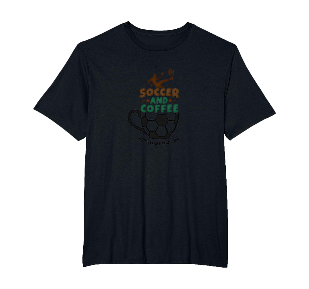 Soccer Mom Soccer And Coffee Kick Sweatshirt - Custom Art Print Men Women