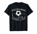 Soccer Mom Social Club Est 2024 Team T-Shirt - Minimalist Print for Adults