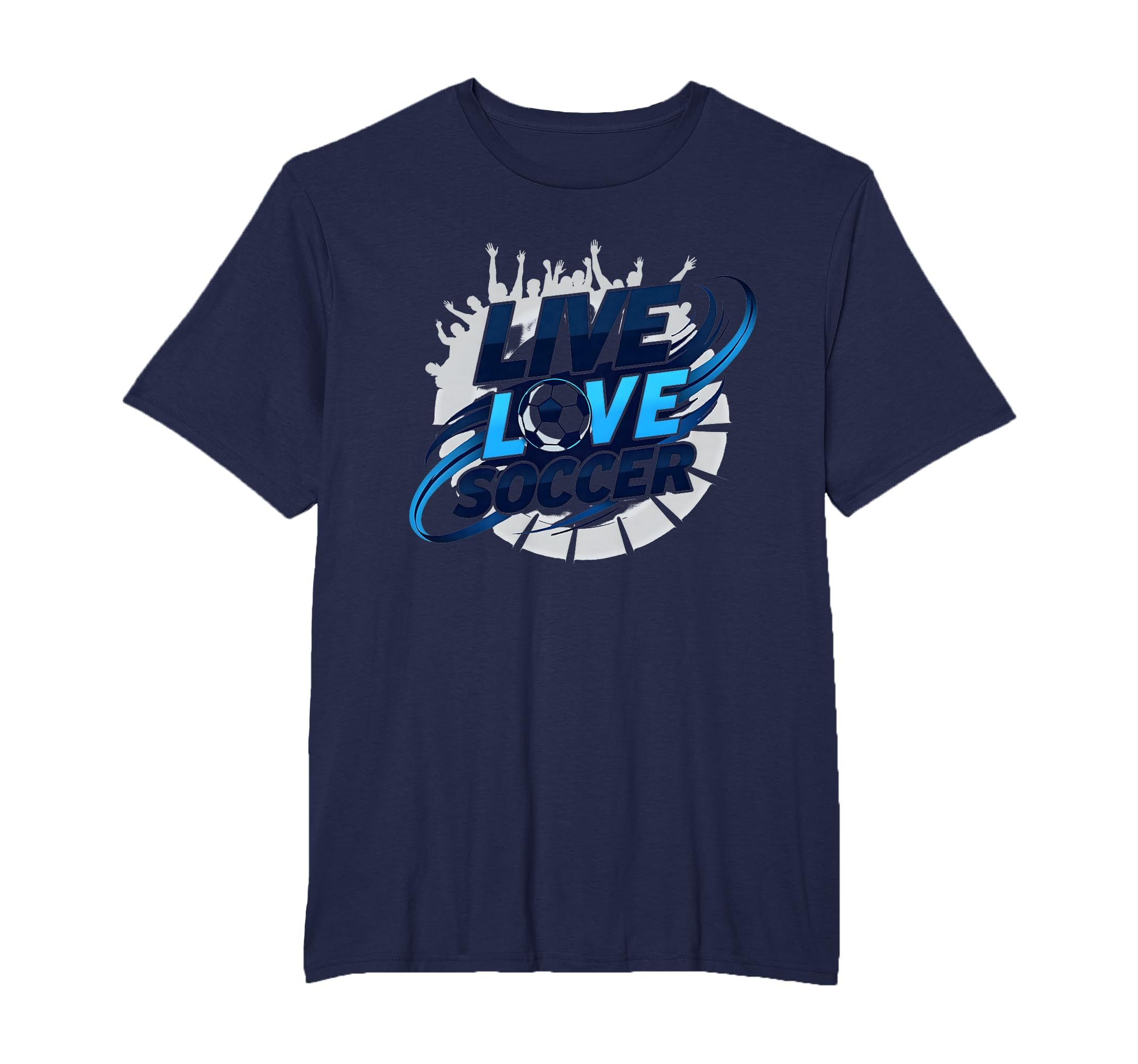 Soccer Mom Live Love Soccer Passion Sweatshirt - Custom Art Print Unisex