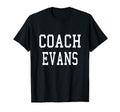 Coach Evans Custom Football Soccer T-Shirt - Streetwear Style Unisex